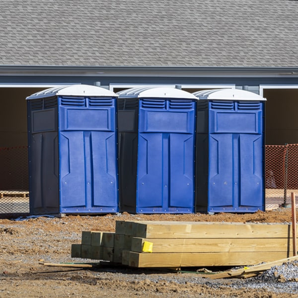 is there a specific order in which to place multiple porta potties in Buffalo Grove